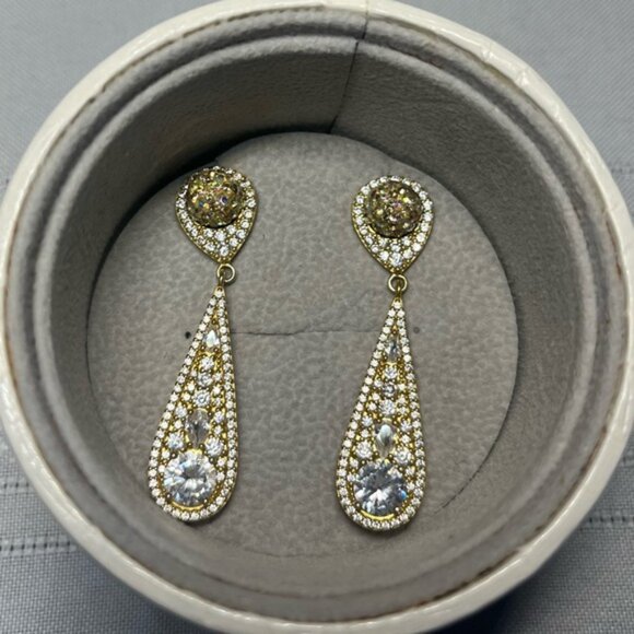 Hillberg  Berk sparkle ball earrings Two piecesstuds can be worn alone - Picture 4 of 4